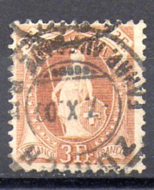 Suiza Año 1901/03 Nº Zumstein 72E (o)